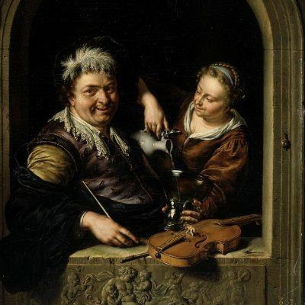 SKD
Mieris, Willem van Mieris, Der lustige Zecher (Detail)
Gemäldegalerie Alte Meister, Gal.-Nr. 1768
Bildnachweis: © Gemäldegalerie Alte Meister, Staatliche Kunstsammlungen Dresden. Foto: Hans-Peter Klut